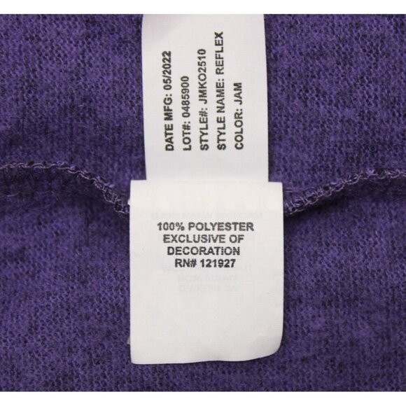 Johnnie O Men's Reflex Pullover 1/2 Zip Long Sleeve Purple Sz XL - Picture 7 of 9